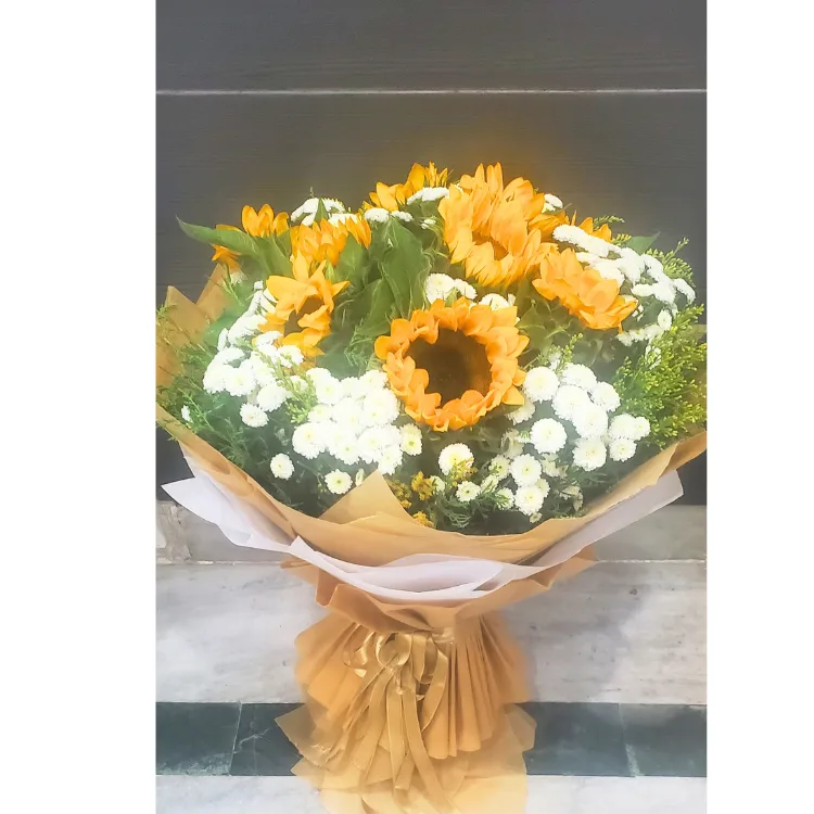 Fresh Sunflowers Flower Bouquet Delivery in Bangalore